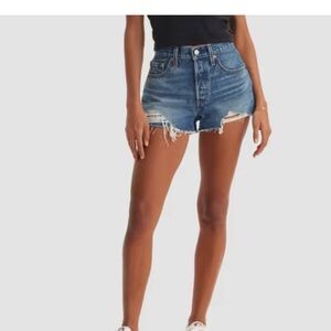 NEW Levi's 501® Original Fit High-Rise Women's Jean Shorts Sz 34